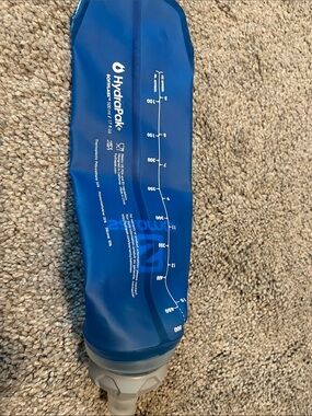 Salomon Blue Hydrapak Soft Flask with Gray Cap